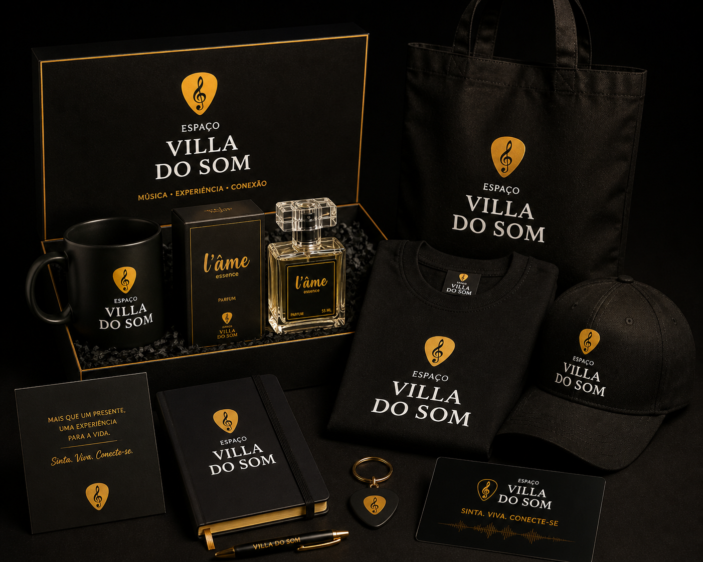 Kit Premium Villa do Som com perfume L'âme
